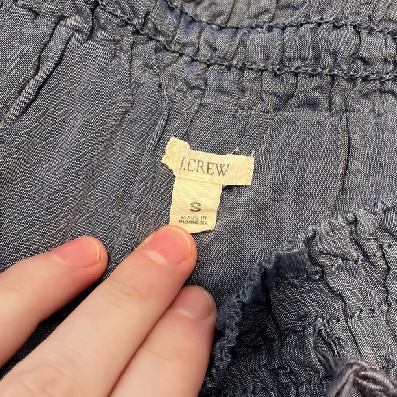 J Crew Zafrina Embroidered Chambray Skirt size small - Picture 2 of 6